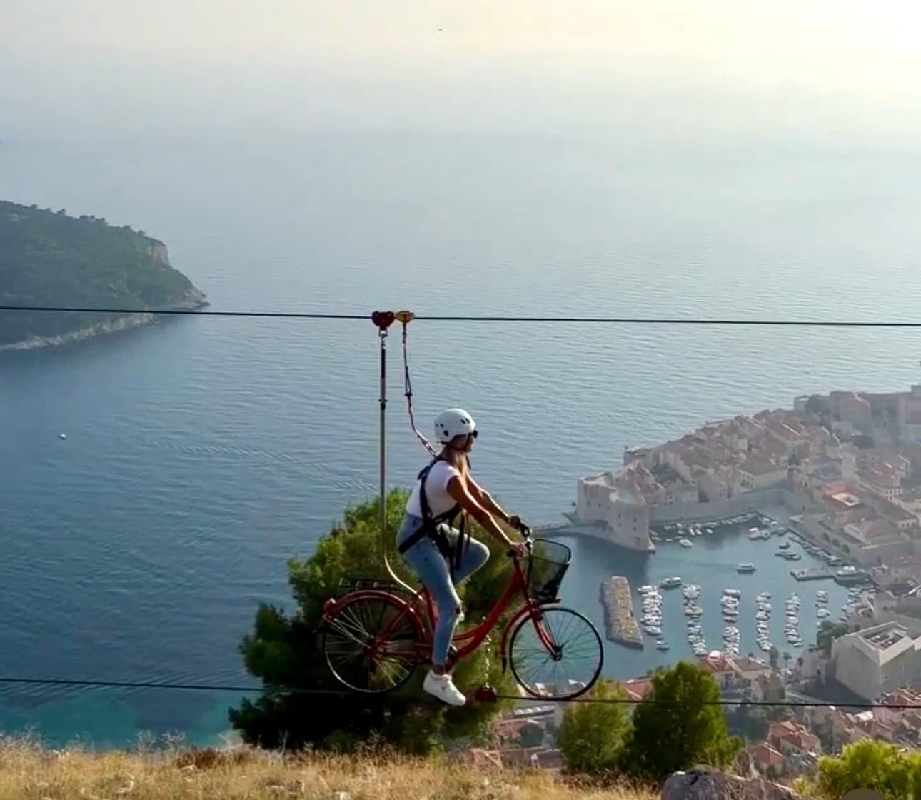 SkyBike Dubrovnik – Aerial Cycling Above Mount Srđ